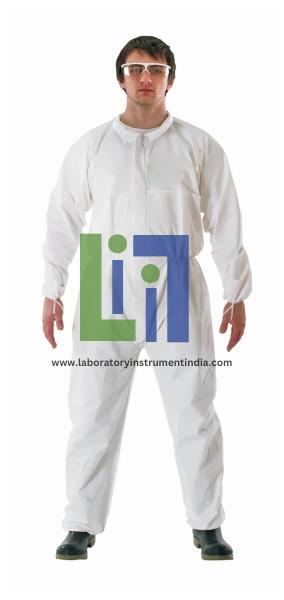 White Coveralls with Collar